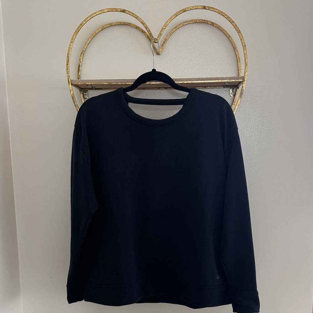 Nike Dri-FIT Open Back Long Sleeve Top size L